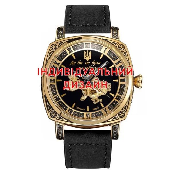 Жіночий годинник Awarder 021 Gold-Black Lady Індивідуальний дизайн фото 1