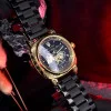 Чоловічий годинник Awarder 021-3D Де би не був Gold-Black Steel фото 3