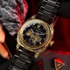 Чоловічий годинник Awarder 021-3D Де би не був Gold-Black Steel фото 4
