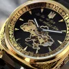 Чоловічий годинник Awarder 021-3D Де би не був Gold-Black Steel фото 6