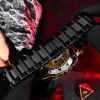 Чоловічий годинник Awarder 021-3D Де би не був Gold-Black Steel фото 9