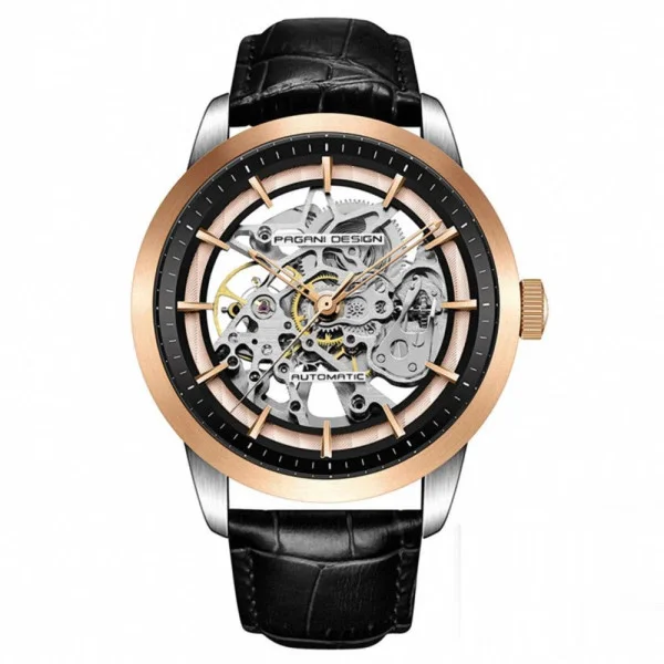 Чоловічий годинник Pagani Design PD-1638 Silver-Gold-Black фото 1