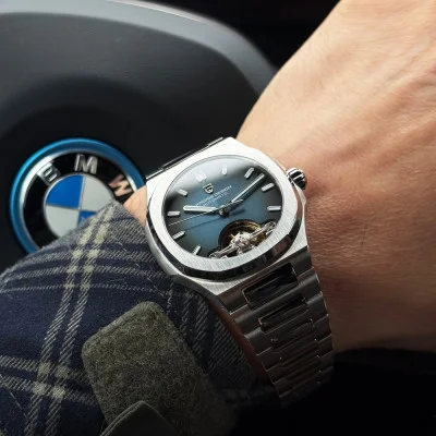 Чоловічий годинник Pagani Design PD-YS025 Silver-Blue