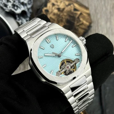 Чоловічий годинник Pagani Design PD-YS025 Silver-Tiffany