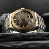 Чоловічий годинник Pagani Design PD-YS025 Silver-Gold-Brown фото 3