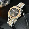 Чоловічий годинник Pagani Design PD-YS025 Silver-Gold-Brown фото 7