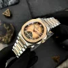 Чоловічий годинник Pagani Design PD-YS025 Silver-Gold-Light Brown фото 5