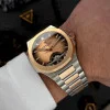 Чоловічий годинник Pagani Design PD-YS025 Silver-Gold-Light Brown фото 6