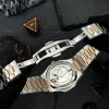 Чоловічий годинник Pagani Design PD-YS025 Silver-Gold-Light Brown фото 10