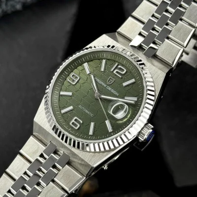 Чоловічий годинник Pagani Design PD-YS027 Silver-Green
