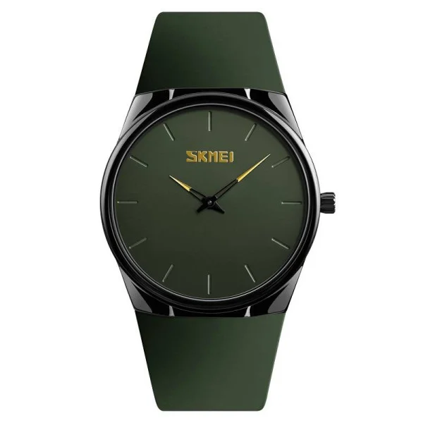 Жіночий годинник Skmei 1601SAG Army Green фото 1