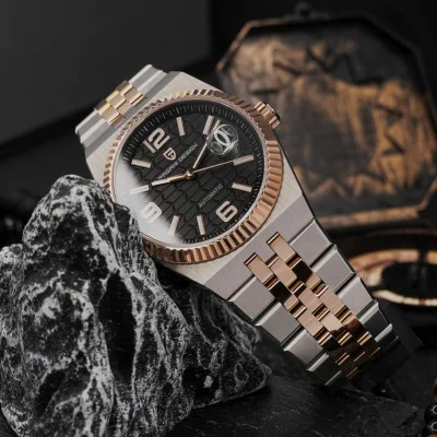 Чоловічий годинник Pagani Design PD-YS027 Silver-Gold-Black