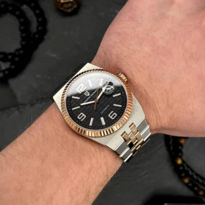Чоловічий годинник Pagani Design PD-YS027 Silver-Gold-Black