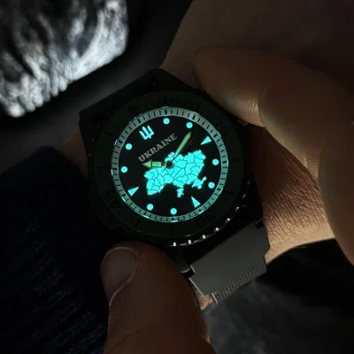 Наручний годинник Awarder 031 Ukraine Black-Green