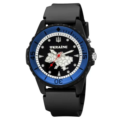 Наручний годинник Awarder 031 Ukraine Black-Blue