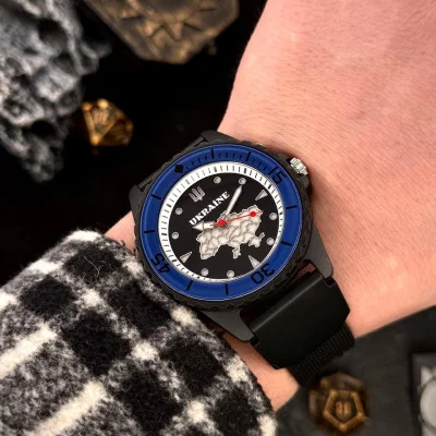 Наручний годинник Awarder 031 Ukraine Black-Blue