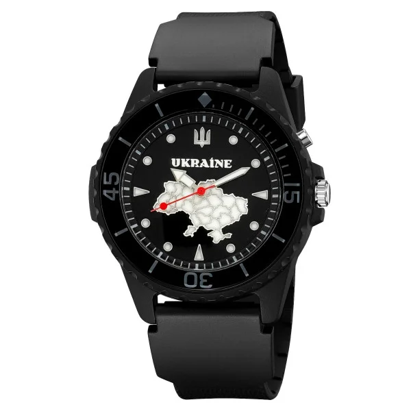 Наручний годинник Awarder 031 Ukraine All Black фото 1
