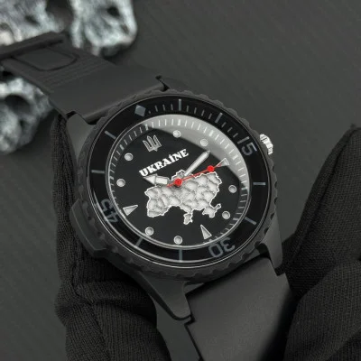 Наручний годинник Awarder 031 Ukraine All Black