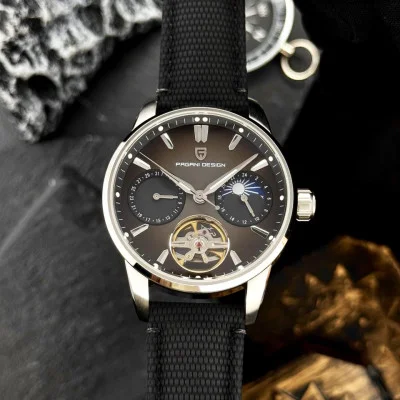 Чоловічий годинник Pagani Design PD-YS021 Black-Silver