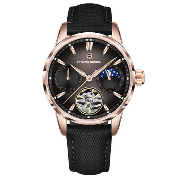 Чоловічий годинник Pagani Design PD-YS021 Black-Gold фото 1