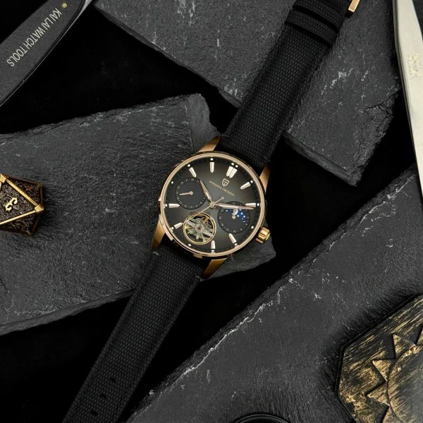Чоловічий годинник Pagani Design PD-YS021 Black-Gold фото 4