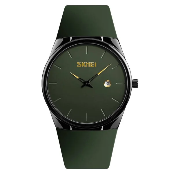 Жіночий годинник Skmei 1509AG Army Green фото 1