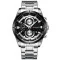 Curren 8360 Silver-Black