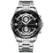 Curren 8360 Silver-Black