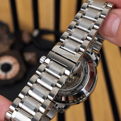 Чоловічий годинник Awarder 022 Automatic Не Забуду Дім Silver-Black Steel