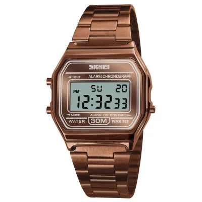 Наручний годинник Skmei 1123CG Coffee Gold