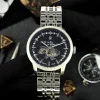 Чоловічий годинник Awarder 043-1 Де би не був Silver-Black Steel Miyota фото 5