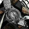 Чоловічий годинник Awarder 043-1 Де би не був Silver-Black Steel Miyota фото 11