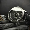 Мужские часы Awarder 043-1 Де би не був Silver-Black Leather Miyota фото 6