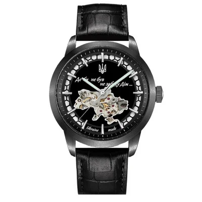 Мужские часы Awarder 043-1 Де би не був All Black Leather Miyota