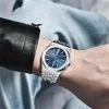 Чоловічий годинник Benyar BY-5156 Silver-Blue фото 6
