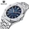 Мужские часы Benyar BY-5156 Silver-Blue фото 3