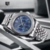 Мужские часы Benyar BY-S001 Silver-Blue фото 3