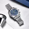 Мужские часы Benyar BY-S001 Silver-Blue фото 4