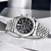 Чоловічий годинник Benyar BY-S001 Silver-Black фото 3