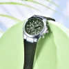 Чоловічий годинник Benyar BY-5206 Silver-Green фото 7