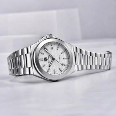 Чоловічий годинник Benyar BY-5219 Silver-White