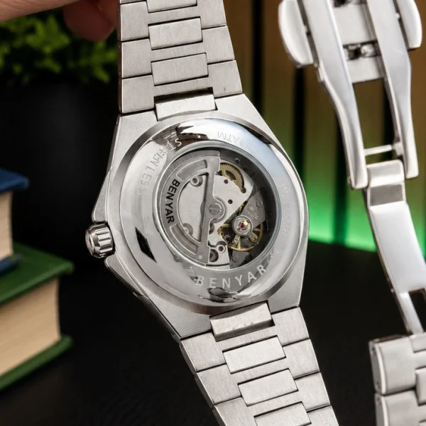 Чоловічий годинник Benyar BY-5219 Silver-White фото 10