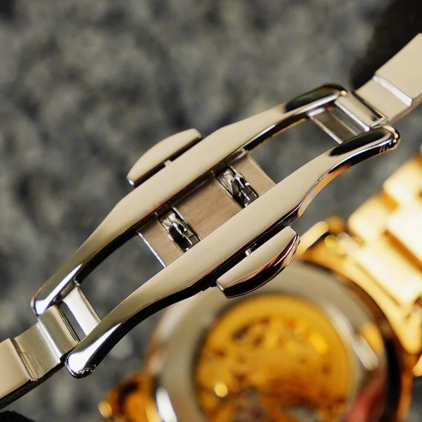Чоловічий годинник Awarder 048 Не Забуду Дім Gold-Black Steel фото 9