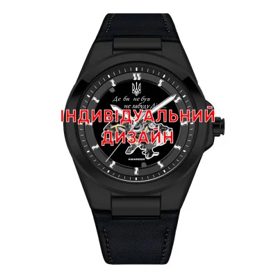 Чоловічий годинник Awarder 050 All Black Індивідуальний дизайн