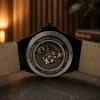 Чоловічий годинник Awarder 050 Де би не був All Black Leather фото 9