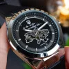 Чоловічий годинник Awarder 050  Де би не був Silver-Black Leather фото 5