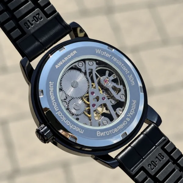 Мужские часы Awarder 022 Mechanic Не Забуду Дім All Black фото 7