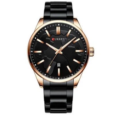 Мужские часы Curren 8366 Black-Gold