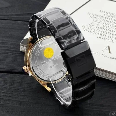 Чоловічий годинник Curren 8366 Black-Gold
