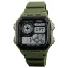 Чоловічий годинник Skmei 1299AG Army Green. фото 2